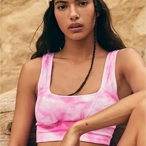 Good Karma Square Neck Sports Bra Azalea